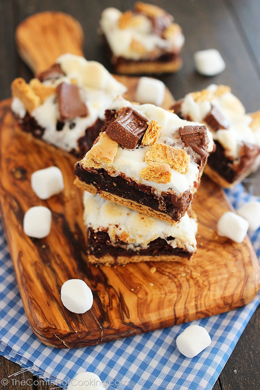 Ooey Gooey S'mores Brownie Bars Eat More Chocolate Eat More Chocolate