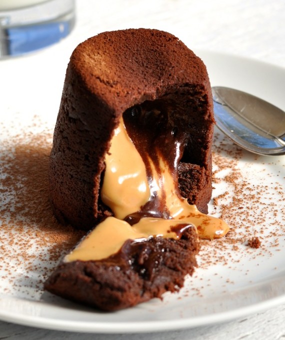 Peanut Butter Chocolate Molten Lava Cake – Eat More Chocolate Eat More Chocolate