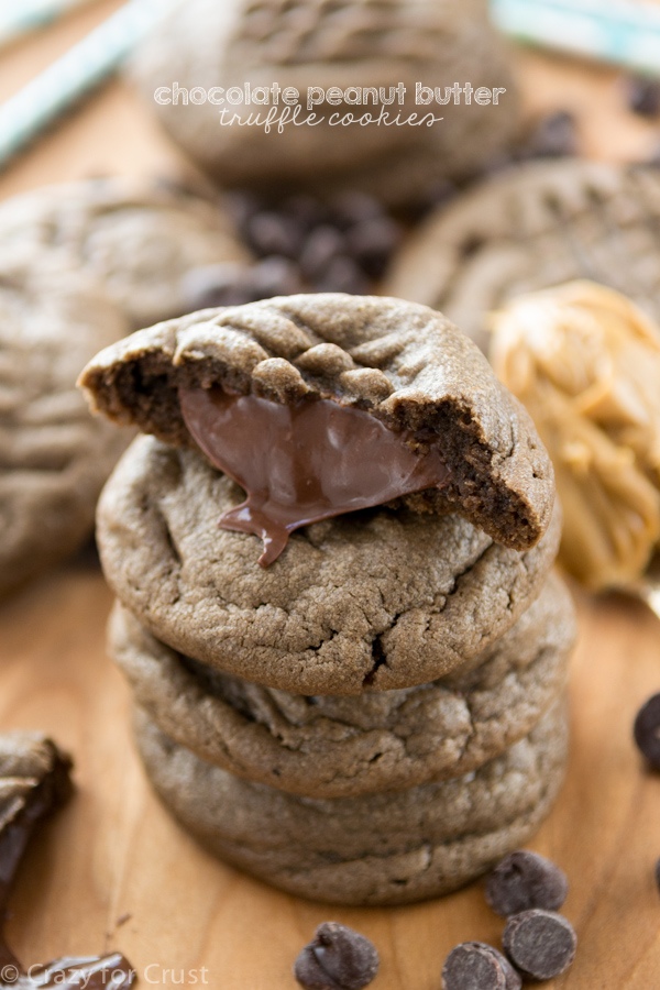 Chocolate Peanut Butter Truffle Cookies – Eat More Chocolate Eat More Chocolate