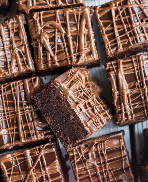 Milk Chocolate Peanut Butter Truffle Brownies – Eat More Chocolate Eat ...