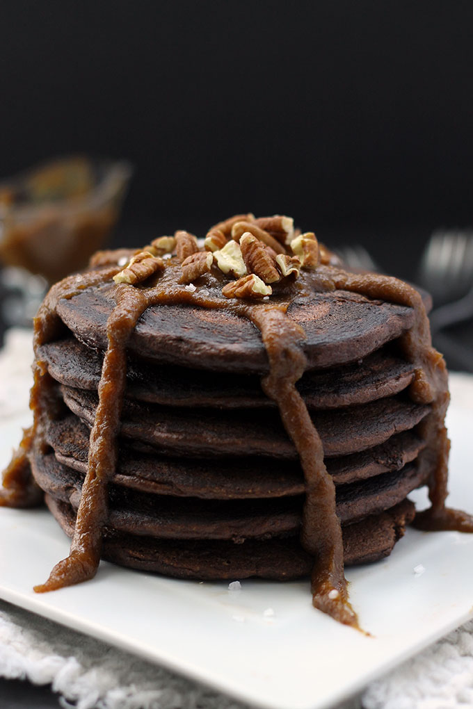 Paleo Mexican Hot Chocolate Pancakes with Salted Dulce de Leche – Eat ...