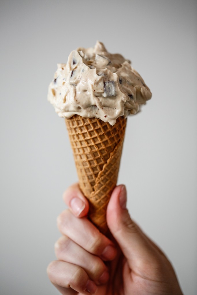 Peanut butter chocolate chunk frocho – Eat More Chocolate Eat More Chocolate