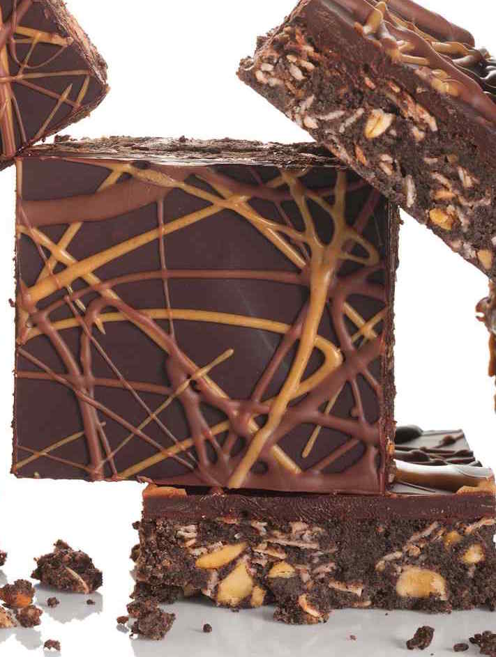 No-Bake Chocolate and Peanut Butter Oatmeal Bars &ndash; Eat More Chocolate Eat More Chocolate